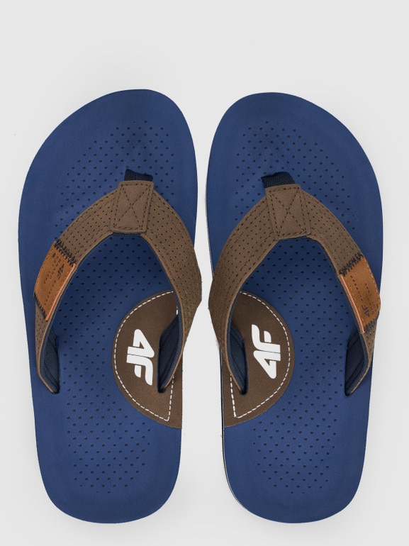 Chłopięce japonki 4F 4FJRSS25FFLIM201 - granatowe