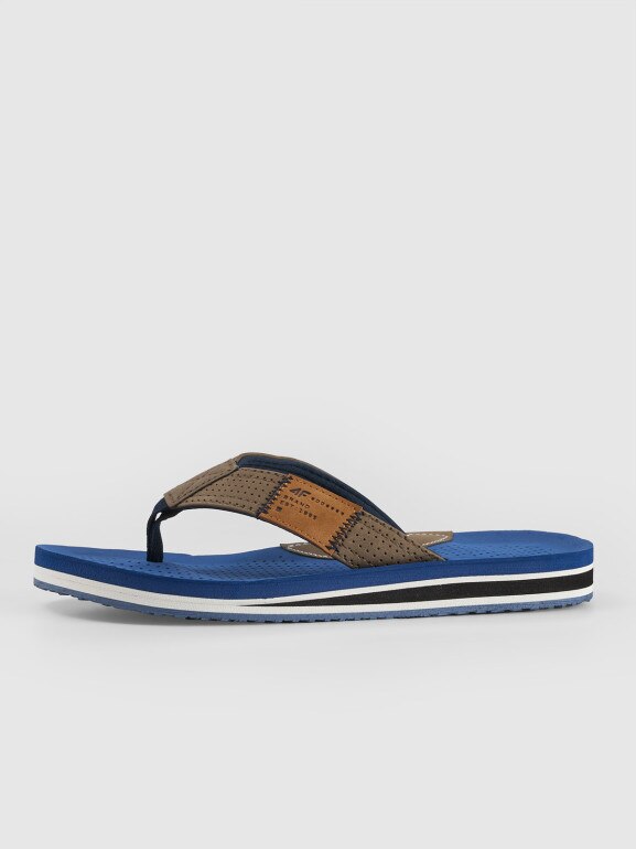 Chłopięce japonki 4F 4FJRSS25FFLIM201 - granatowe