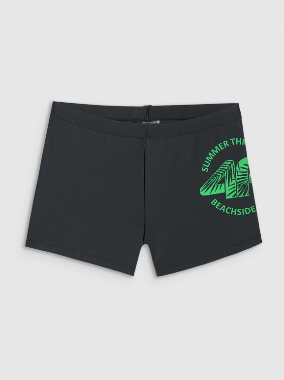 Chłopięce kąpielówki 4F 4FJWSS26USWTM071 - czarne