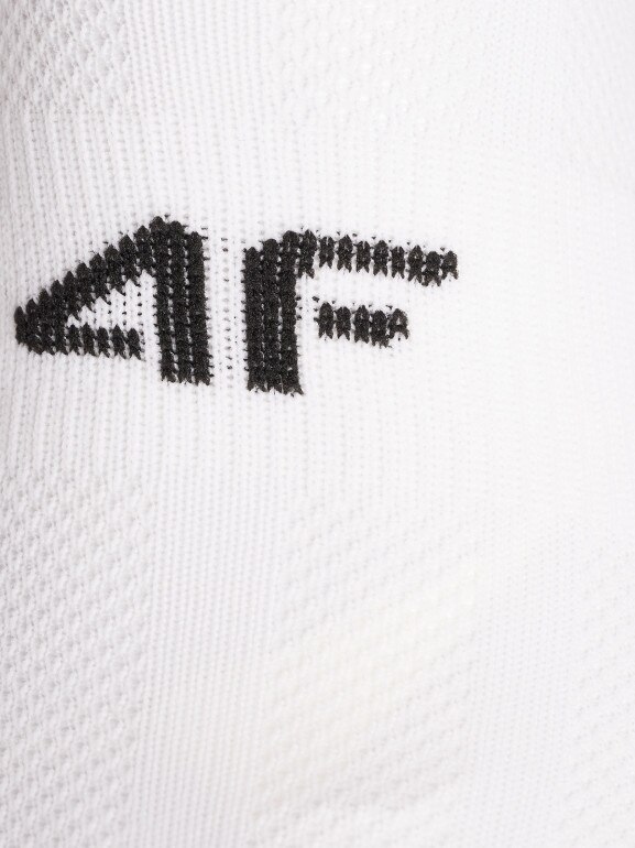 Chłopięce skarpetki treningowe (3-pack) 4F 4FJWMM00UFSOM261 - białe