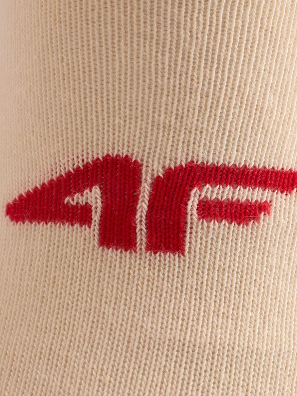 Chłopięce skarpetki wysokie (2-pack) 4F 4FJRAW25USOCM601 - multikolor