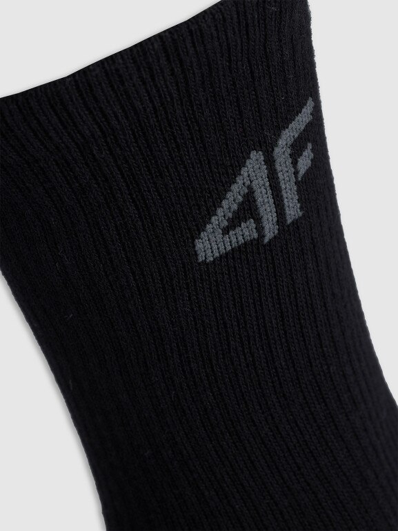 Chłopięce skarpetki wysokie (4-pack) 4F 4FJWAW25USOCM390 - multikolor