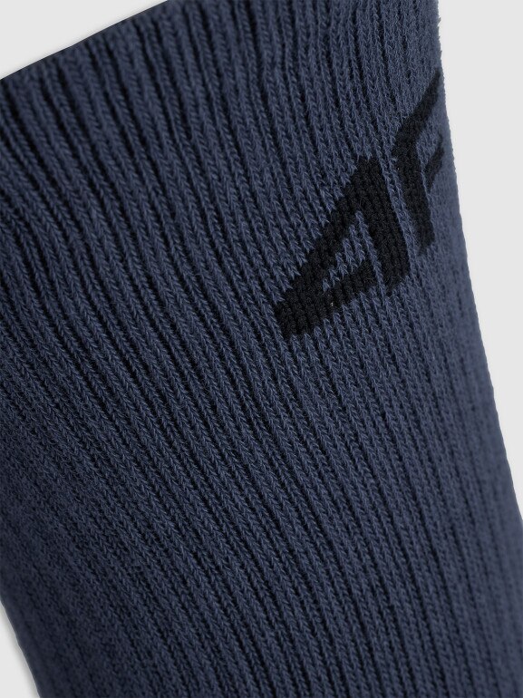 Chłopięce skarpetki wysokie (4-pack) 4F 4FJWAW25USOCM390 - multikolor