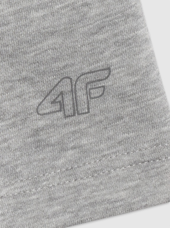 Chłopięce spodenki dresowe 4F 4FJRSS26TSHOM0866 - szare