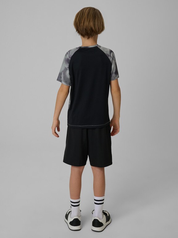 Chłopięce spodenki treningowe 4F 44FJRSS26TFSHM1751 - czarne