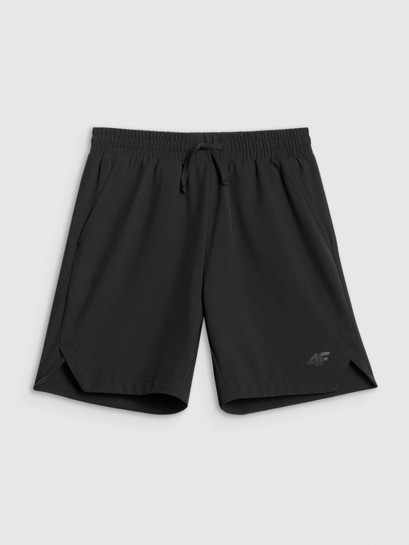 Chłopięce spodenki treningowe 4F 44FJRSS26TFSHM1751 - czarne