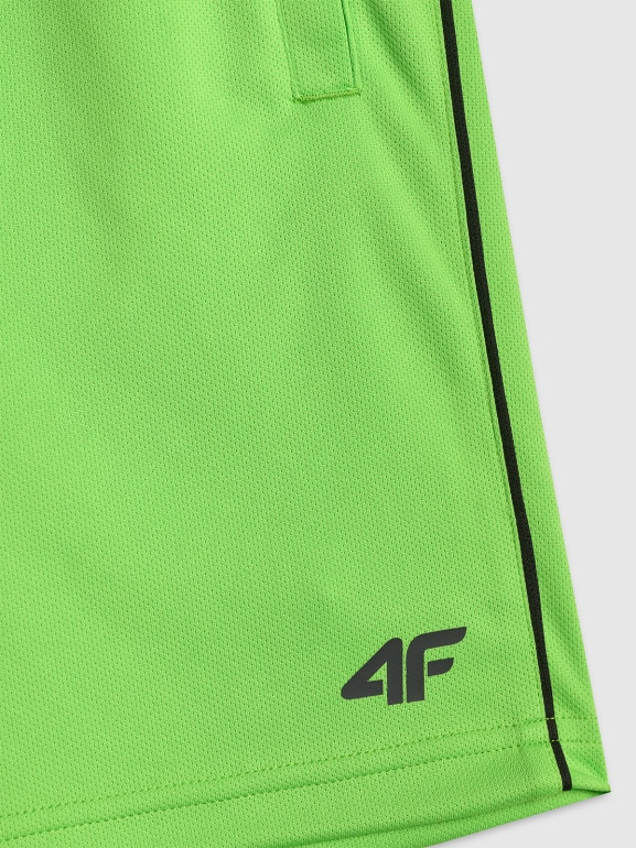 Chłopięce spodenki treningowe 4F 4FJRSS26TFSHM1693 - zielone