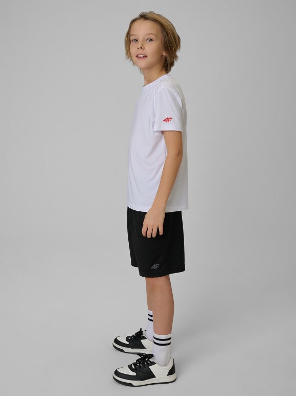 Chłopięce spodenki treningowe 4F 4FJWSS26TFSHM1388 - czarne