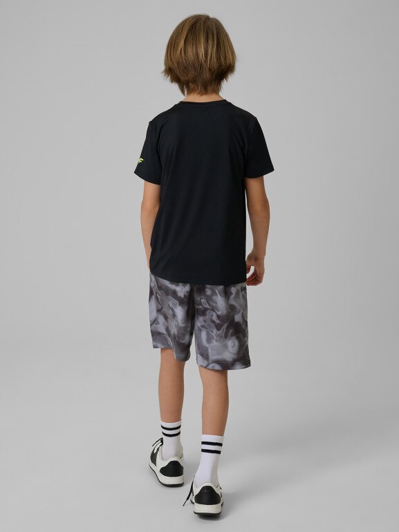 Chłopięce spodenki treningowe 4F 4FJWSS26TFSHM1388 - szare