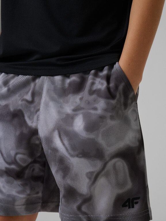 Chłopięce spodenki treningowe 4F 4FJWSS26TFSHM1388 - szare