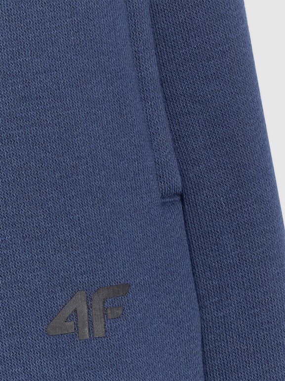 Chłopięce spodnie dresowe 4F 4FJRSS26TTROM1731 - granatowe