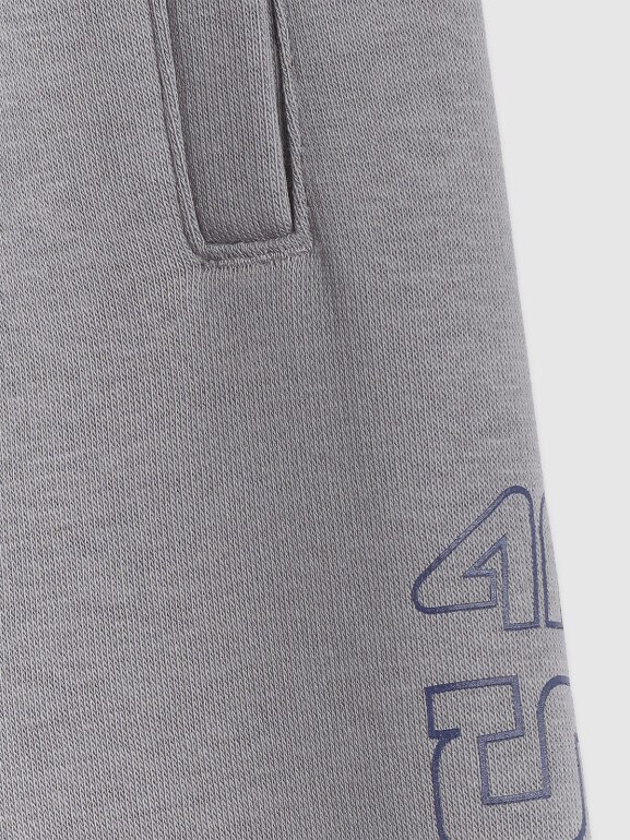 Chłopięce spodnie dresowe 4F 4FJRSS26TTROM1733 - szare