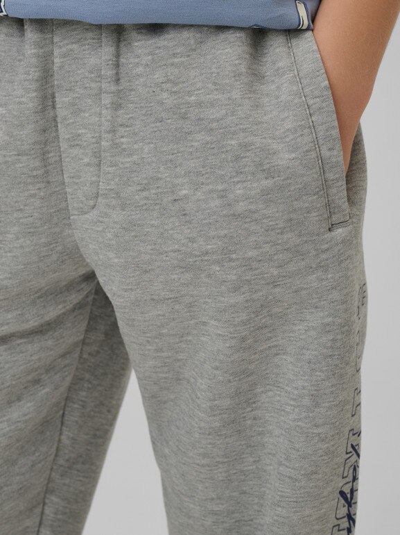 Chłopięce spodnie dresowe 4F 4FJRSS26TTROM1733 - szare