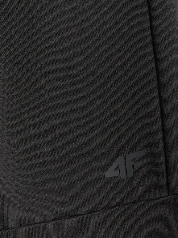 Chłopięce spodnie dresowe joggery 4F 4FJRSS26TTROM1995 - czarne