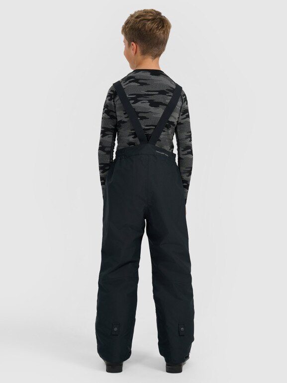 Chłopięce spodnie narciarskie 4F 4FJRAW25TFTRM1245 - czarne