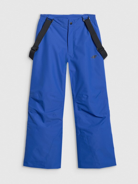 Chłopięce spodnie narciarskie 4F 4FJRAW25TFTRM1245 - niebieskie