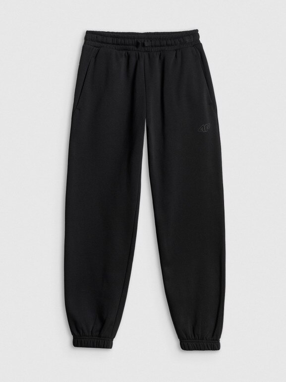 Chłopięcy komplet dresowy 4F 4FJRSS26TAPSM213 - czarny