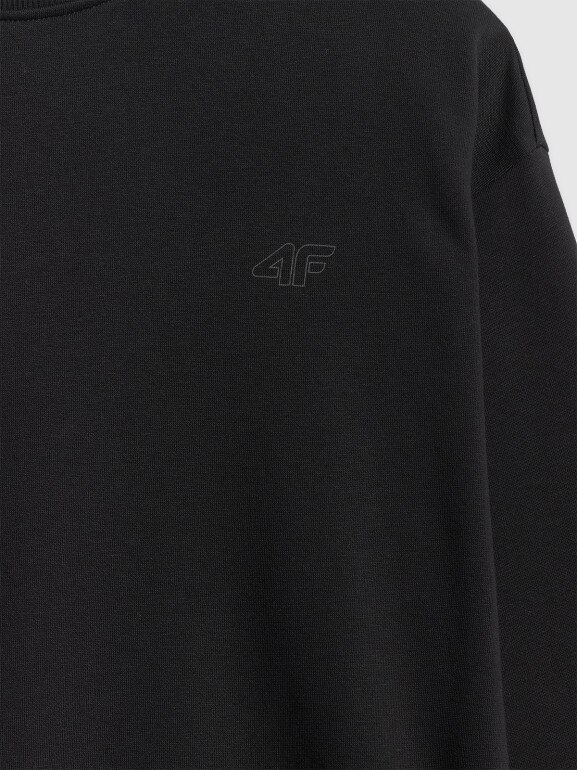 Chłopięcy komplet dresowy 4F 4FJRSS26TAPSM213 - czarny