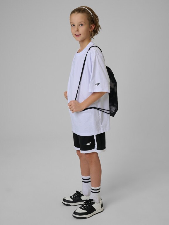 Chłopięcy komplet na WF 4F 4FJRSS26TAPSM190 - czarny