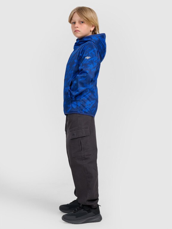 Chłopięcy softshell 4F 4FJRAW25TSOFM508 - multikolor