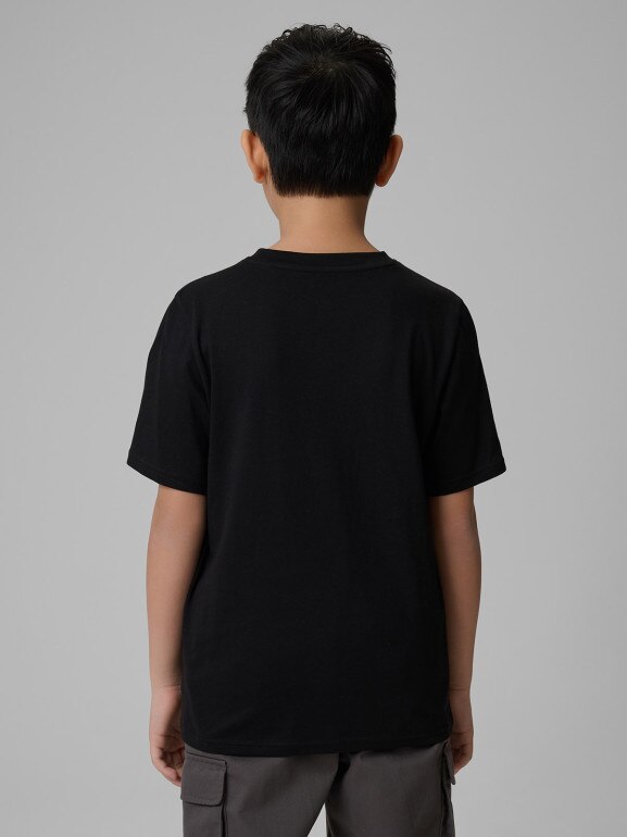 Chłopięcy t-shirt basic (2-pack) 4F 4FJRSS26TTSHM4013 - multikolor