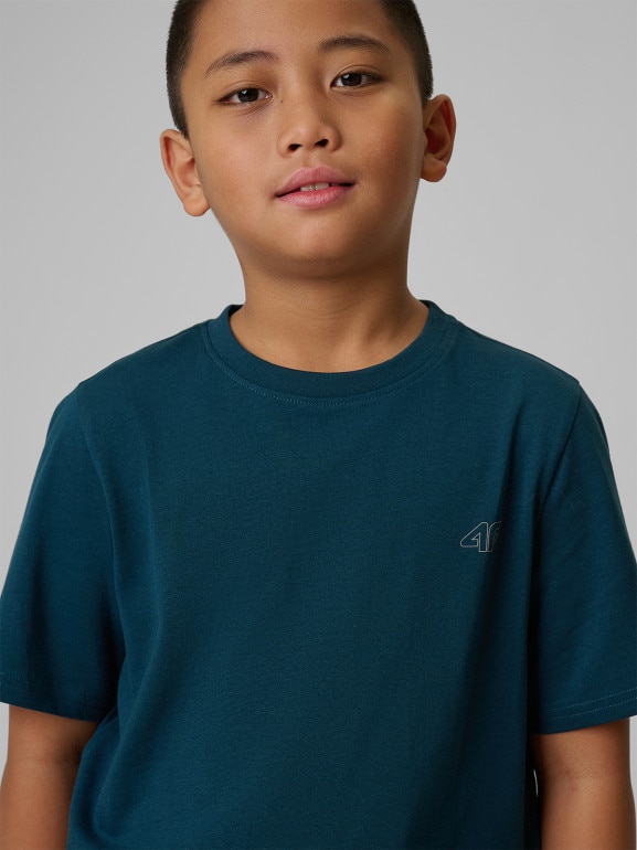 Chłopięcy t-shirt basic (2-pack) 4F 4FJRSS26TTSHM4013 - multikolor
