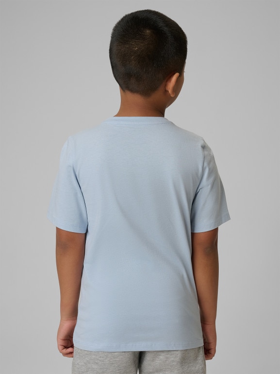Chłopięcy t-shirt regular 4F 4FJWSS26TTSHM3006 - niebieski