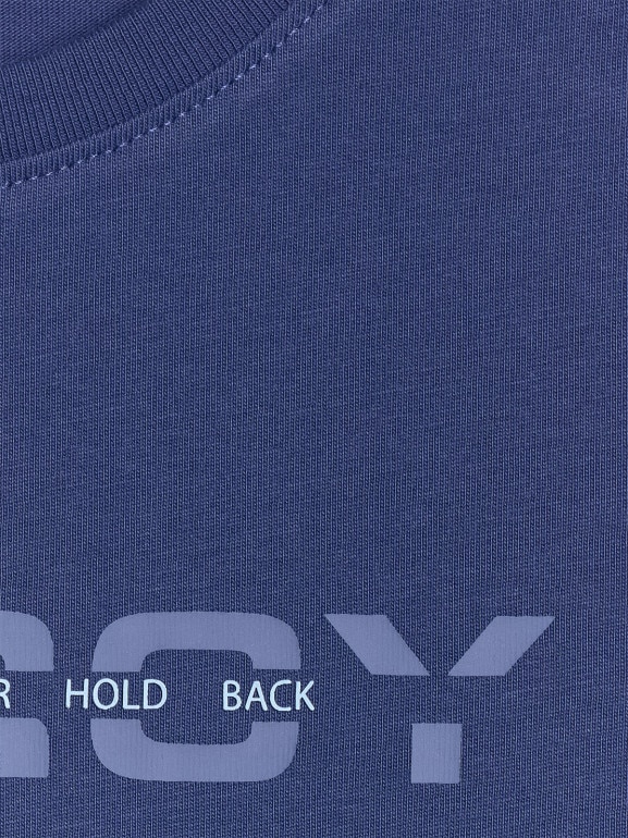 Chłopięcy t-shirt z nadrukiem 4F 4FJRAW25TTSHM3167 - granatowy