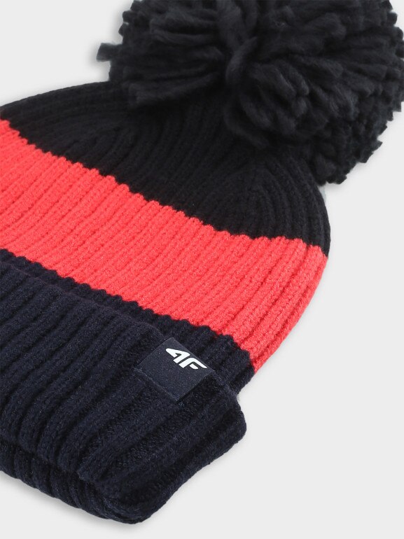 Chłopięca czapka zimowa 4F 4FJWAW25ACAPM660 - multikolor