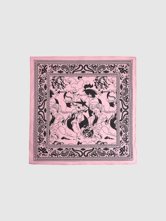 Dziecięca bandana 4F 4FJRAW25ABDAU130 - różowa