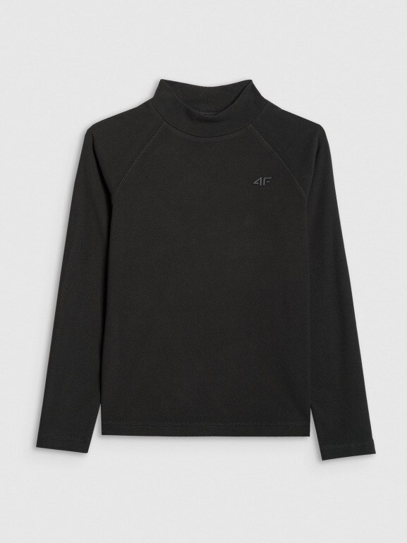 Dziecięca bielizna polarowa (góra) 4F 4FJRAW25UFLEU076 - czarna