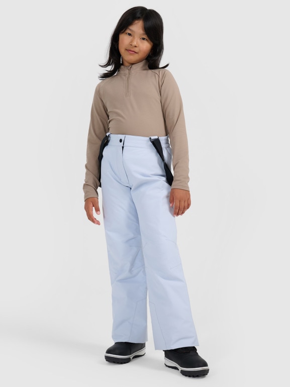 Dziecięca bielizna termiczna ocieplana (góra) 4F 4FJRAW25UBRUU115 - beżowa