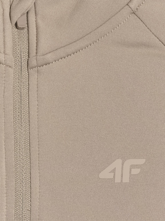 Dziecięca bielizna termiczna ocieplana (góra) 4F 4FJRAW25UBRUU115 - beżowa