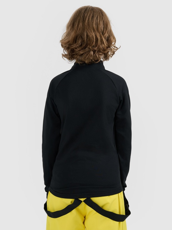 Dziecięca bielizna termiczna ocieplana (góra) 4F 4FJRAW25UBRUU115 - czarna