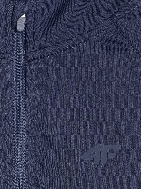 Dziecięca bielizna termiczna ocieplana (góra) 4F 4FJRAW25UBRUU115 - granatowa