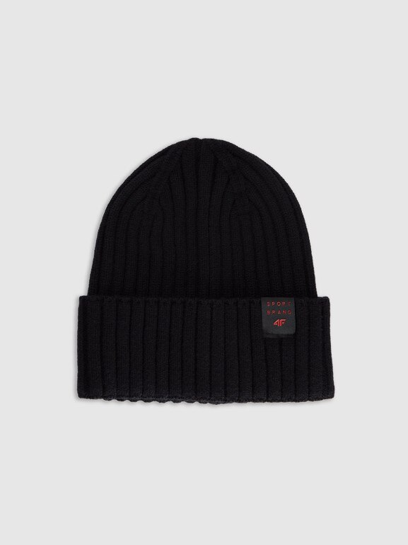 Dziecięca czapka 4F 4FJRAW25ACAPM0755 - czarna