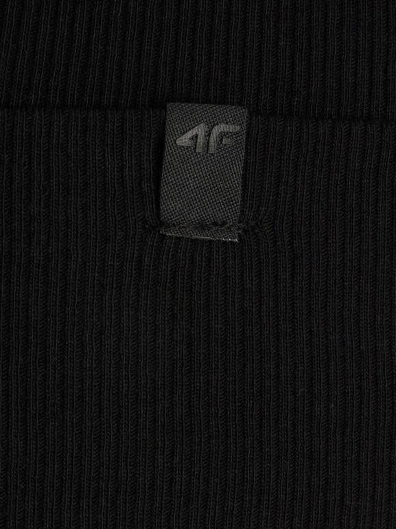 Dziecięca czapka beanie 4F 4FJRSS26ACAPU0766 - czarna