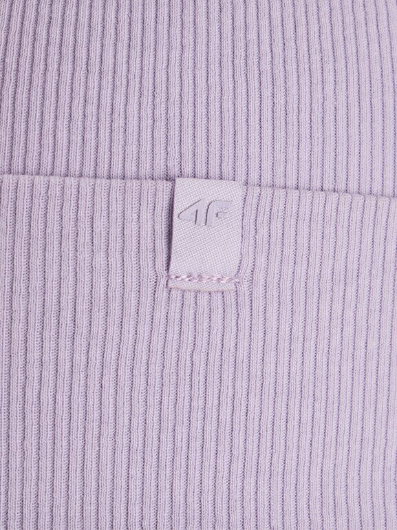 Dziecięca czapka beanie 4F 4FJRSS26ACAPU0766 - fioletowa