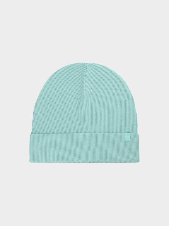 Dziecięca czapka beanie 4F 4FJWSS25ACAPU506 - turkusowa