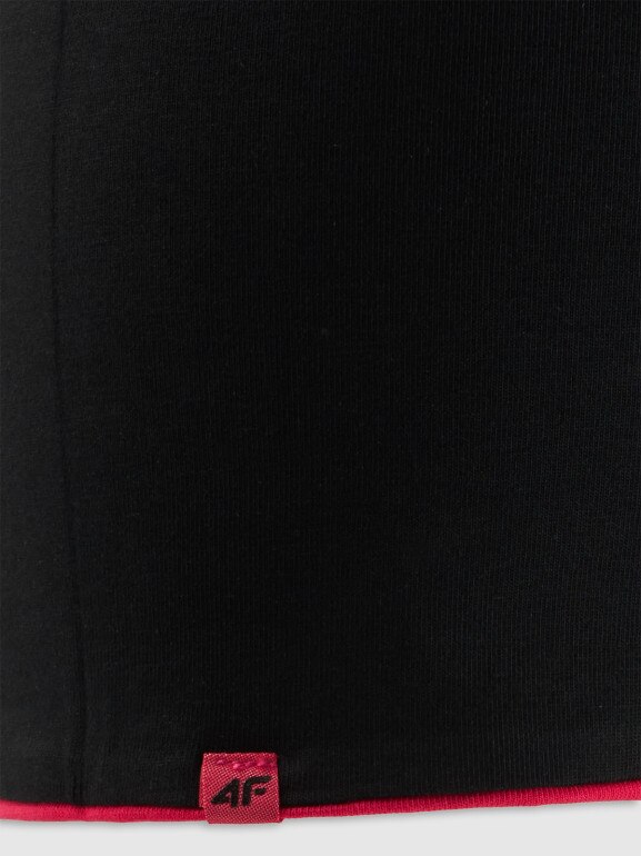 Dziecięca czapka beanie dwustronna 4F 4FJRSS26ACAPU0765 - różowa
