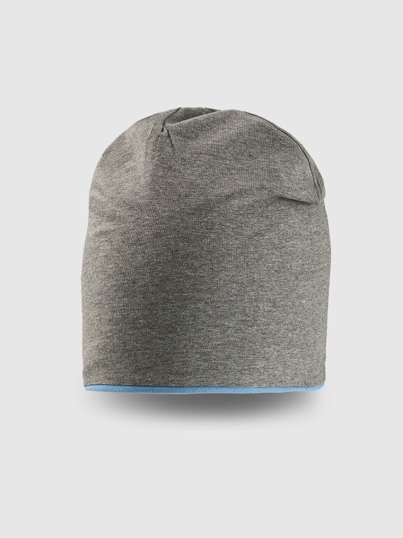 Dziecięca czapka beanie dwustronna 4F 4FJRSS26ACAPU0765 - niebieska