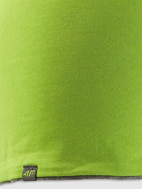 Dziecięca czapka beanie dwustronna 4F 4FJRSS26ACAPU0765 - zielona