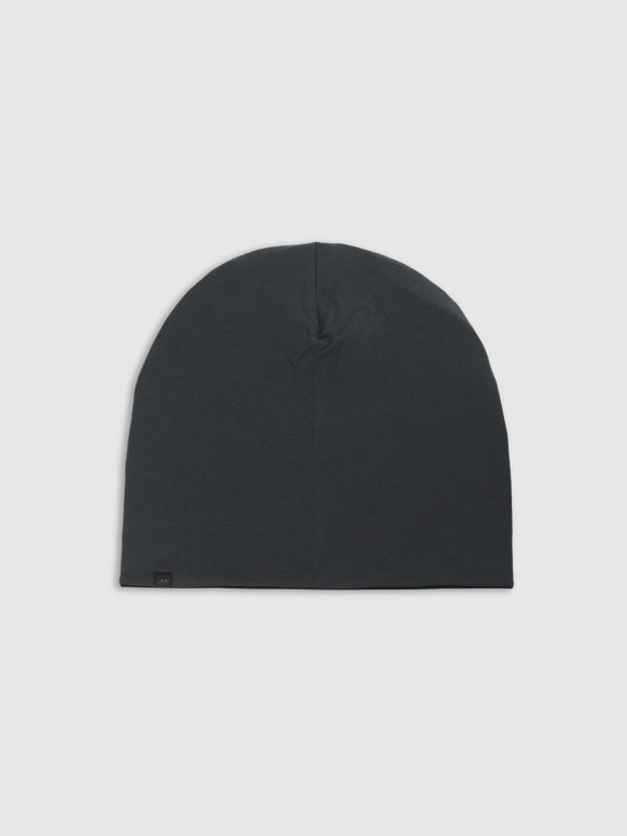 Dziecięca czapka beanie dwustronna 4F 4FJWSS25ACAPU505 - szara