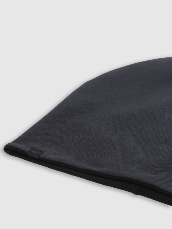 Dziecięca czapka beanie dwustronna 4F 4FJWSS25ACAPU505 - szara