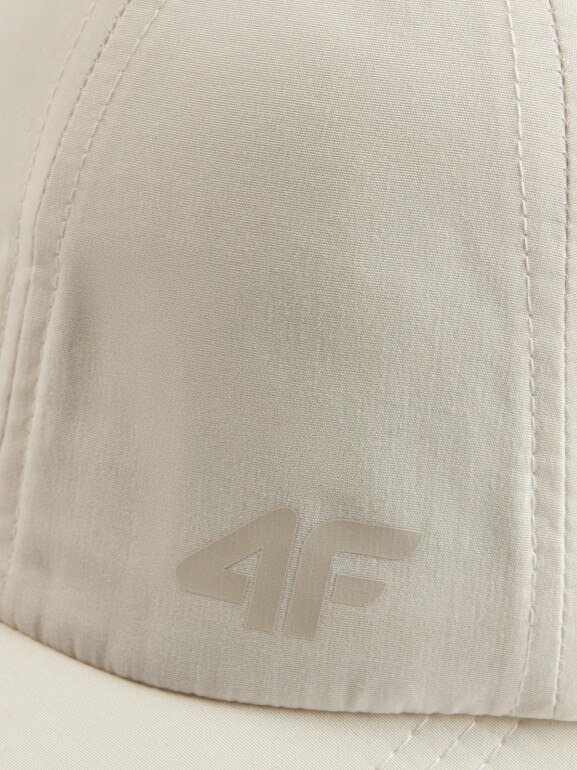 Dziecięca czapka z daszkiem 4F 4FJRSS26ACABU597 - biała