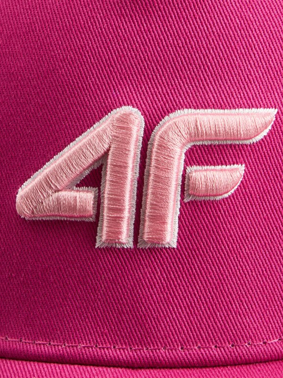 Dziecięca czapka z daszkiem 4F 4FJRSS26ACABU598 - różowa