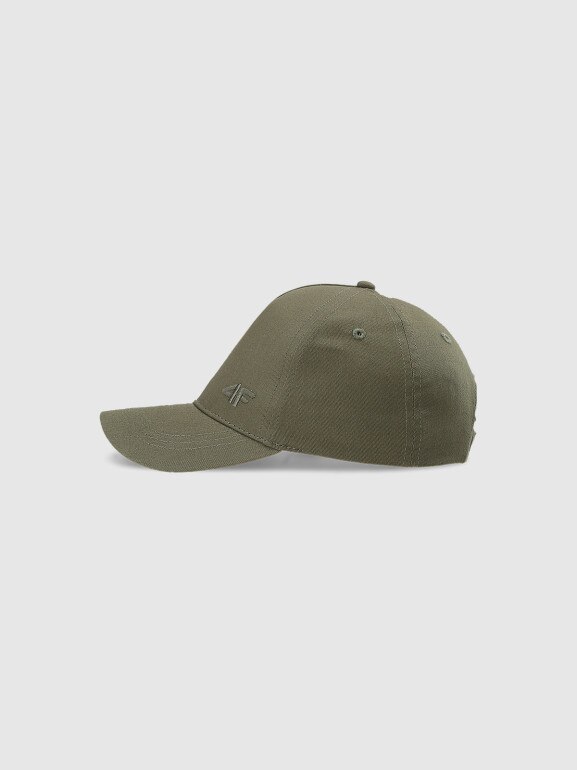 Dziecięca czapka z daszkiem 4F 4FJWSS25ACABU387- khaki