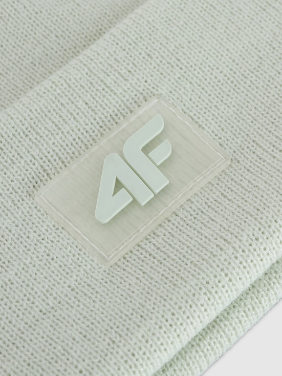 Dziecięca czapka zimowa 4F 4FJRAW25ACAPU0743 - zielona