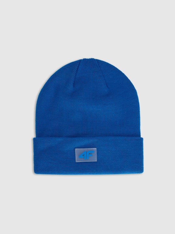 Dziecięca czapka zimowa 4F 4FJRAW25ACAPU0743 - niebieska