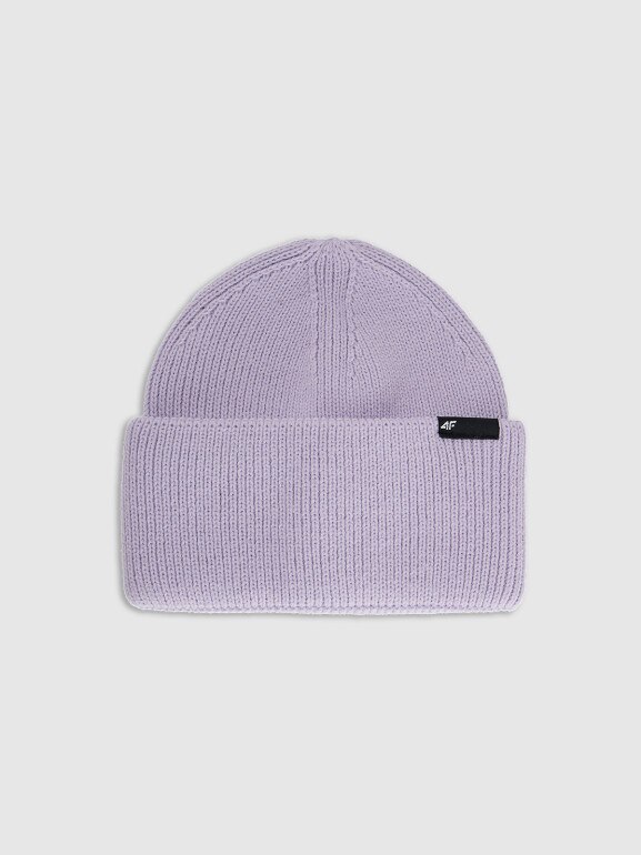 Dziecięca czapka zimowa 4F 4FJWAW25ACAPU652 - fioletowa